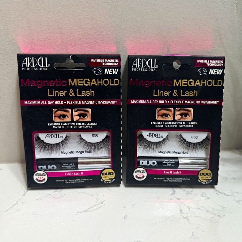 Bundle 2 Ardell Magnetic MegaHold Liner & Lash Kit – Style 056